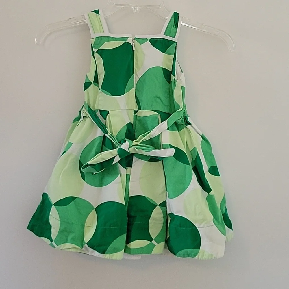 Childern's Place Fit and Flare Dress with Barrettes, Size 3T